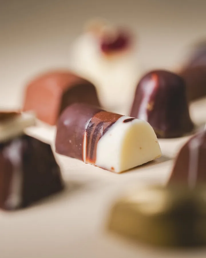 Bonbon makro, meko svjetlo