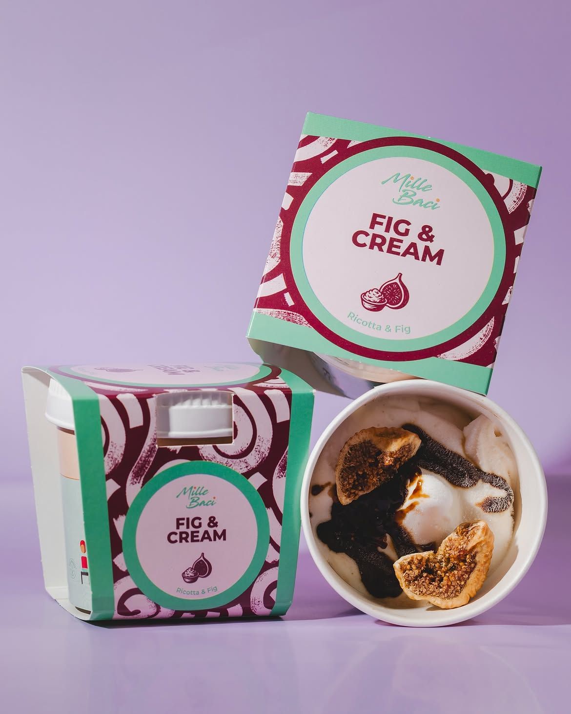 Fig i Cream čašica sa pečenom smokvom