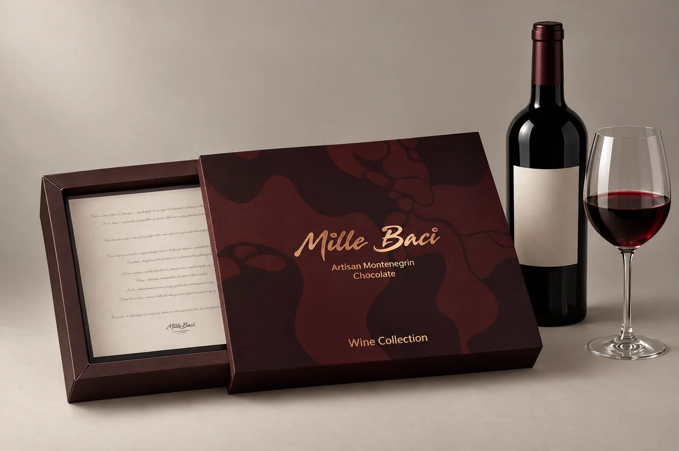Коробка Mille Baci Wine Collection